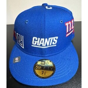 NWT | NFL NY GIANTS New Era Just Don Fitted Cap Hat Size 7-3/8